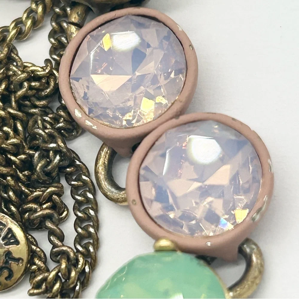 J. Crew Rainbow Brulee Crystal AB Necklace - Picture 4 of 7